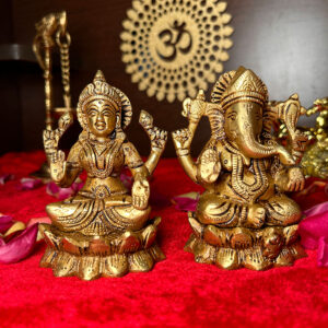Antique Lakshmi Ganesh Idol