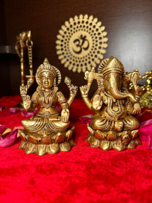 Antique Lakshmi Ganesh Idol