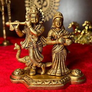 Brass Super Fine Murlidhar Radha Krishan Idol