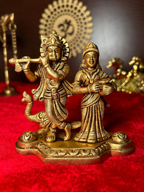 Brass Super Fine Murlidhar Radha Krishan Idol